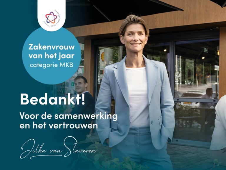Jitha Flevolandse Zakenvrouw 2023 Trakteert